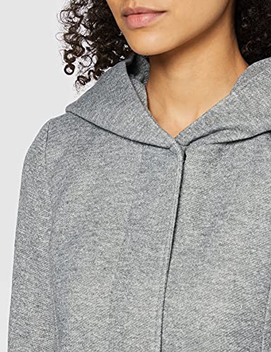 Only onlSEDONA Coat OTW Noos Abrigo, Gris (Light Grey Melange), 36 (Talla del Fabricante: Small) para Mujer