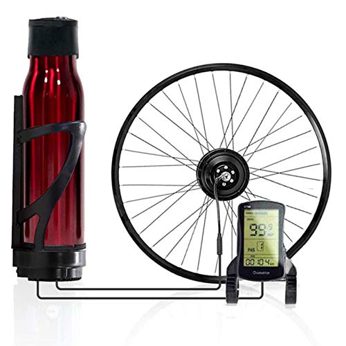 OUYA 36V 350W Kit de conversión de Bicicleta eléctrica con batería, Motor sin escobillas Control de Eje Kit de conversión de Bicicleta eléctrica Ruedas traseras Controlador de Velocidad,A,27.5''