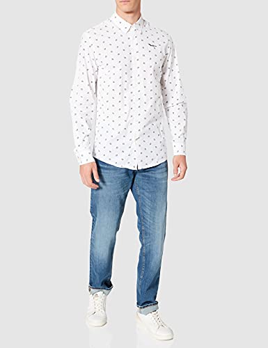 Pepe Jeans Carlo Blusa, Blanco, L para Hombre