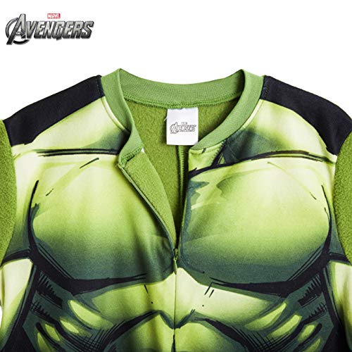 Pijama de una pieza para niños de Marvel con personajes de Hulk y los Vengadores, todo en uno, regalo para niños Hulk 4-5 Años