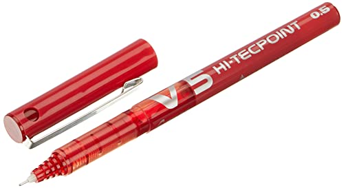 Pilot V5 - Rotulador tinta líquida (3 uds). Negro/Azul/Rojo