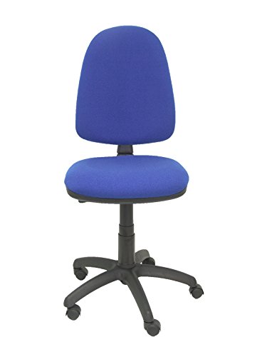 Piqueras y Crespo 04CP - Silla de Oficina ergonómica, Asiento y Respaldo tapizados en Tejido Bali, Color Azul