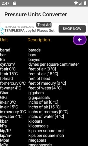 Pressure Units Converter