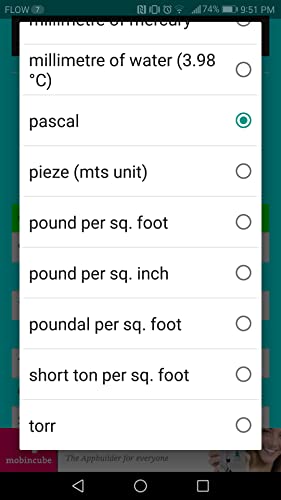 Pressure Units Converter