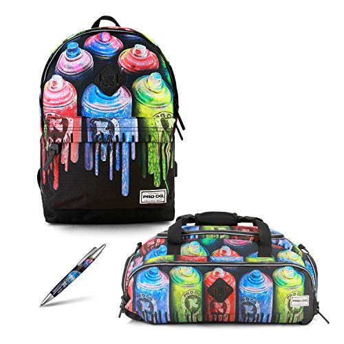 PRODG Colors-Mochila Freestyle+ Bolsa de Deporte Nomad + Bolígrafo retráctil