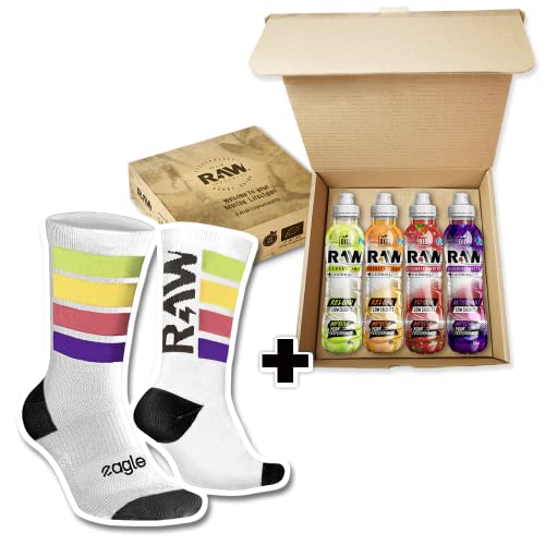 RAW Super Drink - Pack Amigo Invisible - Pack Welcome (x1) + Calcetines RAW