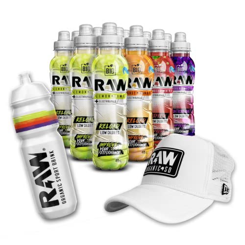 RAW Super Drink - Pack Navidad - Pack Mixto (x1) + Gorra (blanca) + Bidón (blanco)