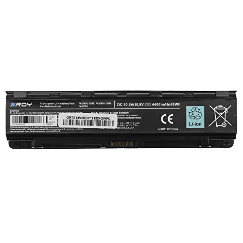 RDY Batería PA5109U-1BRS PABAS272 para Toshiba Satellite C50 C50D C50t C55 C55D C55t C70 C70D C75 C75D L70 C50-A C50D-A C55D-A C55-A C55D-A C50-A-14W C55-A-1H9 C55-A-1GJ C55-A-1GK Portátil