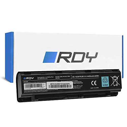 RDY Batería PA5109U-1BRS PABAS272 para Toshiba Satellite C50 C50D C50t C55 C55D C55t C70 C70D C75 C75D L70 C50-A C50D-A C55D-A C55-A C55D-A C50-A-14W C55-A-1H9 C55-A-1GJ C55-A-1GK Portátil