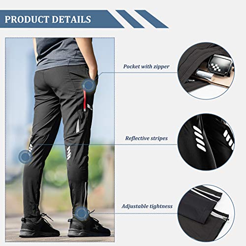 ROCKBROS Pantalones Largos Deportivos Transpirables para Ciclismo Running Bicicleta MTB Deportes al Aire Libre, Unisex