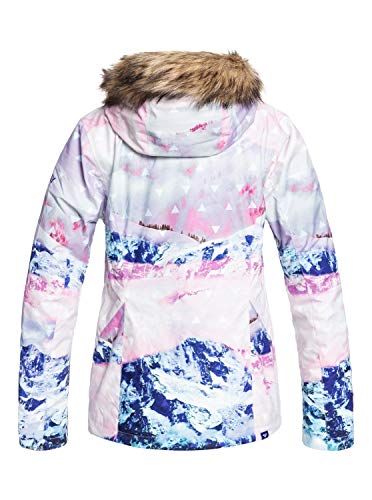 Roxy Jet Ski Se-Chaqueta para Nieve para Mujer, Bright White pyrennes, XS