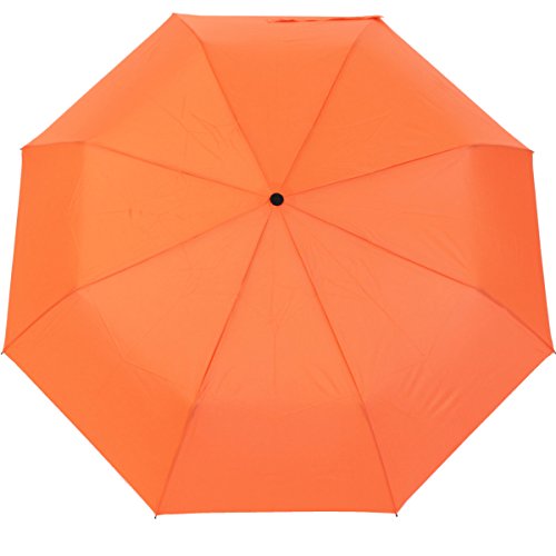 RS-Versand - Paraguas mini de bolsillo, unisex, apertura manual Naranja naranja 98