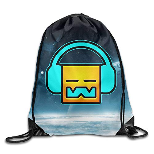 rtuuruyuy Geometry Dash Robtop Games Unisex Cordón Bolso