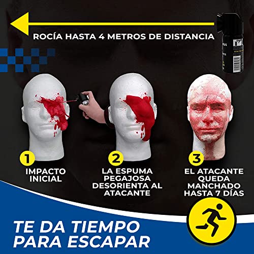 SAFEHAUS Mini Spray Defensa Personal para identificar al atacante