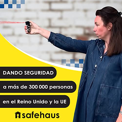 SAFEHAUS Mini Spray Defensa Personal para identificar al atacante