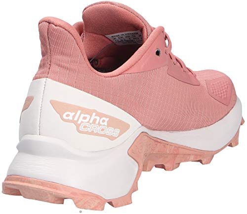 Salomon Alphacross Blast Gore-Tex (impermeable) Mujer Zapatos de trail running, Rojo (Brick Dust/Lunar Rock/Sirocco), 45 ⅓ EU