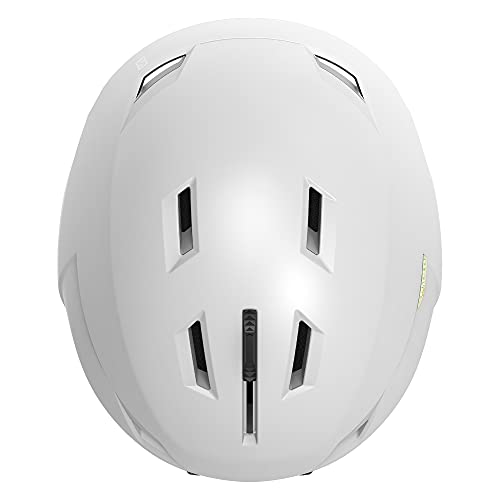 Salomon ICON LT Casco de esquí y snowboard para mujer, Ajuste regulable, Blanco (White), M (56-59 cm)