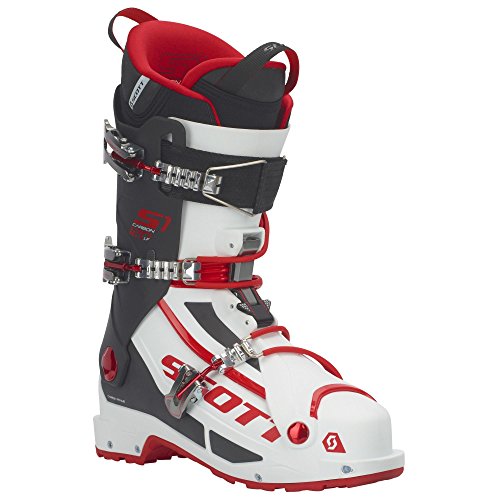 SCOTT INVIERNO Bota Esqui S1 Carbon Longfiber White/Red 26.5/41.0