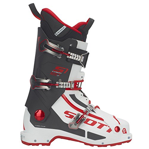 SCOTT INVIERNO Bota Esqui S1 Carbon Longfiber White/Red 26.5/41.0