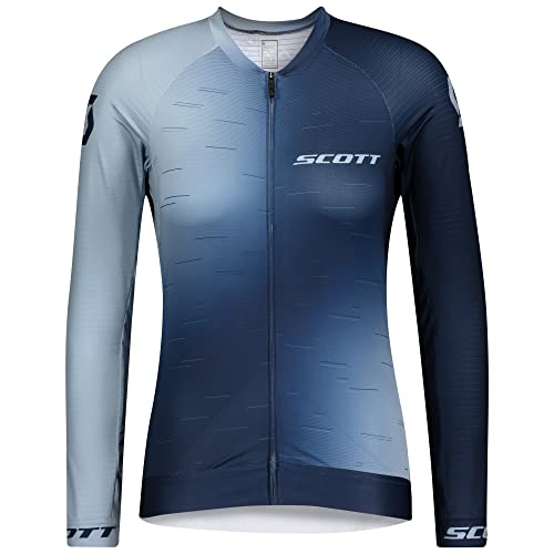 SCOTT Maillot RC Pro L/SL, Mujeres, GL Blue/Midnight Blue, M (38/40)