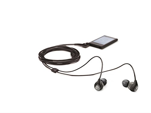 SHURE SE112-GR-E - Auriculares in-ear con aislamiento de sonido, graves profundos, Negro/Gris