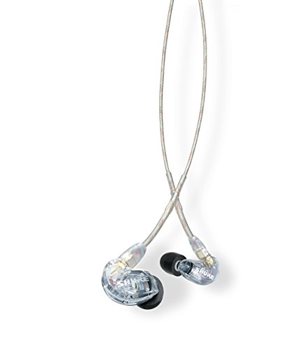 Shure SE215-CL Transparente Intraaural Auricular - Auriculares (Intraaural, Alámbrico, 22-17500 Hz, 107 dB, 20 Ω, Transparente)