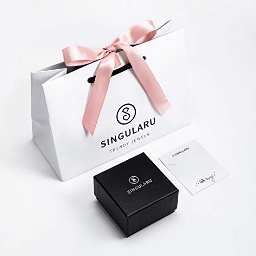 SINGULARU ® - Pendientes Ali Stars Plata - Joyas mujer