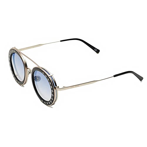 Skull Rider Silver Loop Gafas, Plateado, Talla única Unisex Adulto