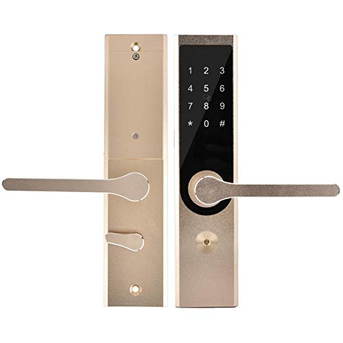 Smart WiFi BT Lock, cerradura inteligente bluetooth Cerradura de puerta inteligente remota, Cerrojo electrónico inteligente Tarjeta MI/contraseña/APP/llave mecánica