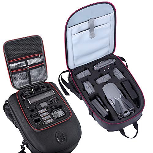 Smatree Mochila para dji Mavic 2 Pro/Zoom y dji OSMO Pocket 2 / Pocket 1 y dji OSMO Action/GoPro Hero 9/8/7/2018/6/5/4/3 + / 3/2/1 (Drone, cámaras y los Accesorios no están incluidos)