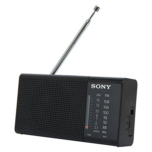 Sony ICF-P36 - Radio analógico portátil FM/AM, negro, 13.15 x 6.95 x 4.35 cm