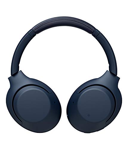 Sony WH-XB900N - Auriculares InalámbRricos Cancelación de uido, Bluetooth, Extra Bass, 30h de batería, Carga Rápida, Óptimo para trabajar, Micro para llamadas manos libres, Azul