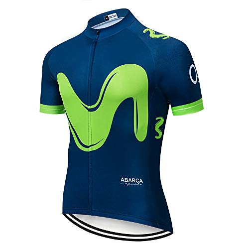 STEPANZU Maillot Ciclismo Hombre Ropa Ciclismo Verano Corta Ropa MTB Transpirable Maillot MTB Camisa Deportiva