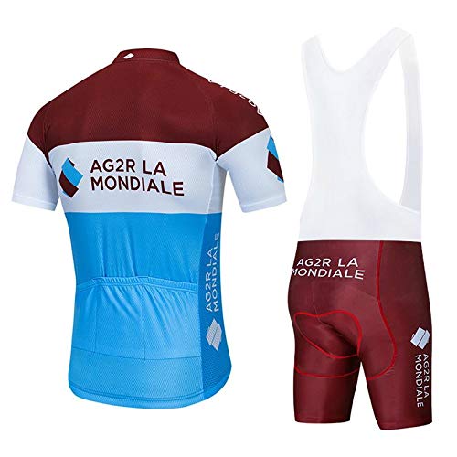 STEPANZU Ropa Ciclismo Verano Hombre Corta Maillot MTB + Pantalones Cortos Transpirable Conjunto Maillot Ciclismo para al Aire Libre Bicicleta Montaña Ropa Hombre