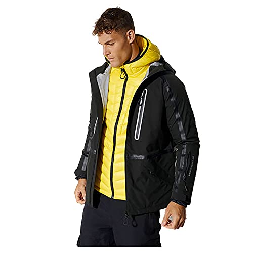 Superdry Chaqueta Expedition Shell, Negro, L para Hombre