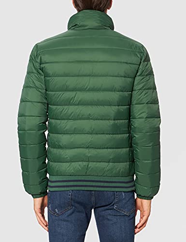 Superdry Fuji Bomber Chaqueta, Gris Oscuro, M para Hombre