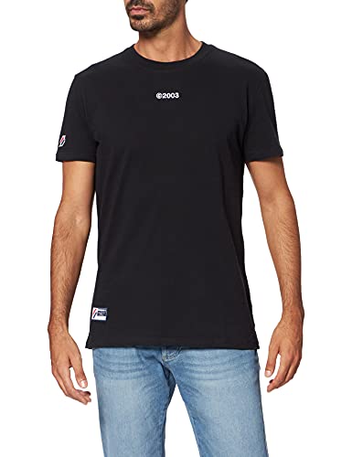 Superdry M1011139a Camiseta con Logo de Corporate, Negro, L para Hombre