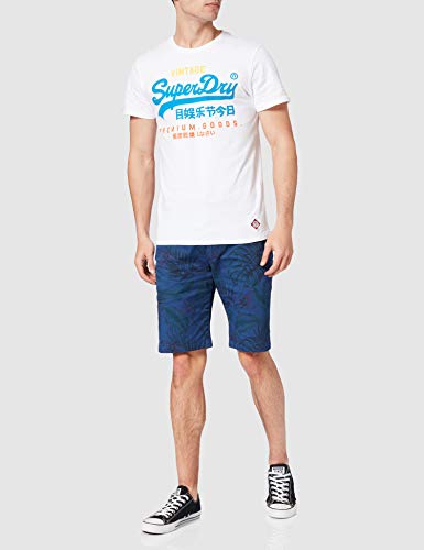 Superdry M1011201A Camiseta, Óptica, 3XL para Hombre