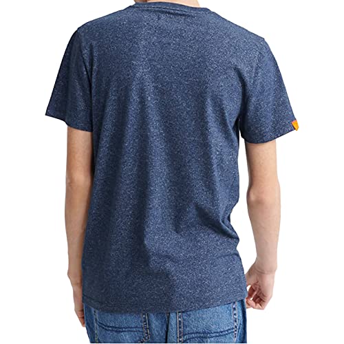 Superdry OL Vintage EMB Crew Camiseta, Azul (Abyss Navy Feeder Zw4), X-Large para Hombre