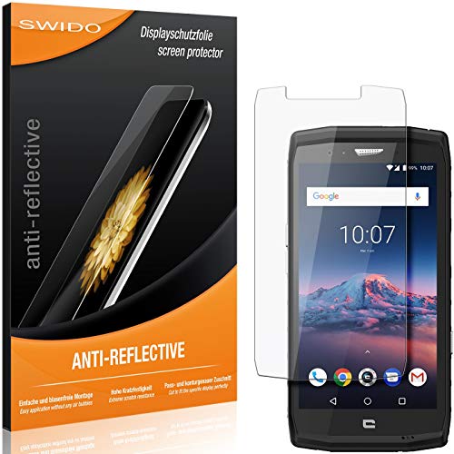 SWIDO® Protector de Pantalla para Crosscall Trekker-X4 [Anti-Reflex], [2 Piezas] Antirreflectante, Mate, Anti-Arañazos, Anti-Huella Dactilar - Película Protectora