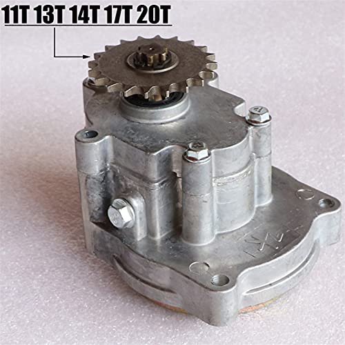 T8F 11T 13T 14T 17T 20T Caja de engranajes delanteros delanteros del diente 2 Trake 47cc 49cc Mini Moto Pocket ATV Dirt Bike (Color : T8F 17T)