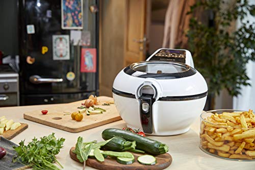 Tefal Actifry Genius Snaking FZ761015 - Freidora sin aceite, de aire 1.2 kg, con 9 programas automáticos y accesorio para snacks, panel táctil intuitivo e incluye recetario, apto lavavajillas