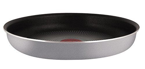 Tefal Ingenio Essential Scottish L2149602 Juego De Sartenes Y Cacerolas Con Mango Extraíble, 16/18/20/22/26 Cm, Revestimiento Antiadherente, Gris