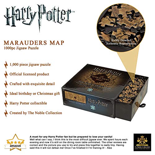 The Noble Collection Marauders Map 1,000pc Jigsaw Puzzle