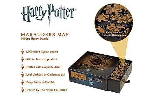 The Noble Collection Marauders Map 1,000pc Jigsaw Puzzle