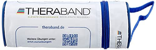 Thera-Band - Banda para ejercicios en bolsa con cremallera (2,5 m) azul extra stark/blau Talla:2,50 m