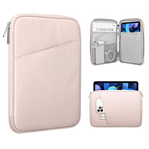 TiMOVO Funda para Tableta 9-11" Compatible con iPad 10.2 2019-2021,2020 iPad Air 4 10.9, iPad Pro 11 2018-2021, Galaxy Tab A7 10.4, S6 Lite 2020, Surface Go 2/1, Bolsa Blanda Portátil Tablet, Rosa