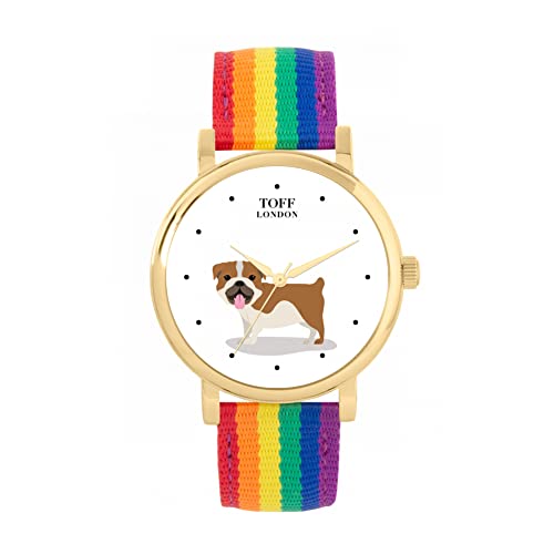 Toff London Reloj Perro Bulldog Inglés