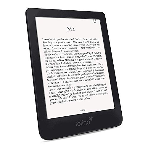 Tolino Shine 3 lectore de e-book Pantalla táctil 8 GB Negro - E-Reader (15,2 cm (6"), E Ink Carta, 1072 x 1448 Pixeles, EPUB DRM,PDF,TXT, 8 GB, 25 GB)