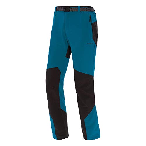 TRANGO Pant. Largo TINEO Pantalón Deportivo, Azul Profundo/Negro, M para Hombre